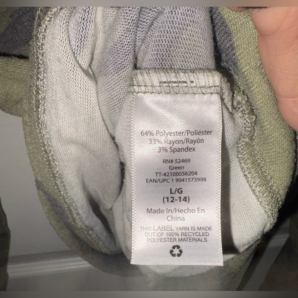 Camo Print Fleece Hoodie - Picture 5 of 5